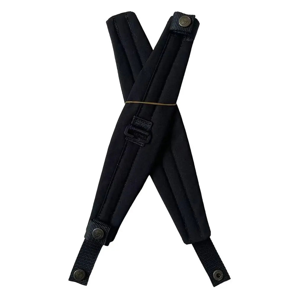 Universal Nylon Backpack Shoulder Strap Waterproof Widened Decompression Strap Detachable Bag Strap for Kankens Bag Accessories Quake black