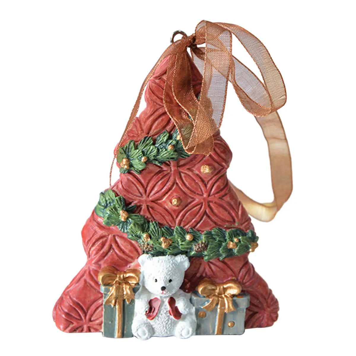 Christmas Hanging Ornament Festive Ornament Easy to Use Decorative Hanging Decoration for Party Room Family Shelves Friends Quake 8cmx2cmx8cm