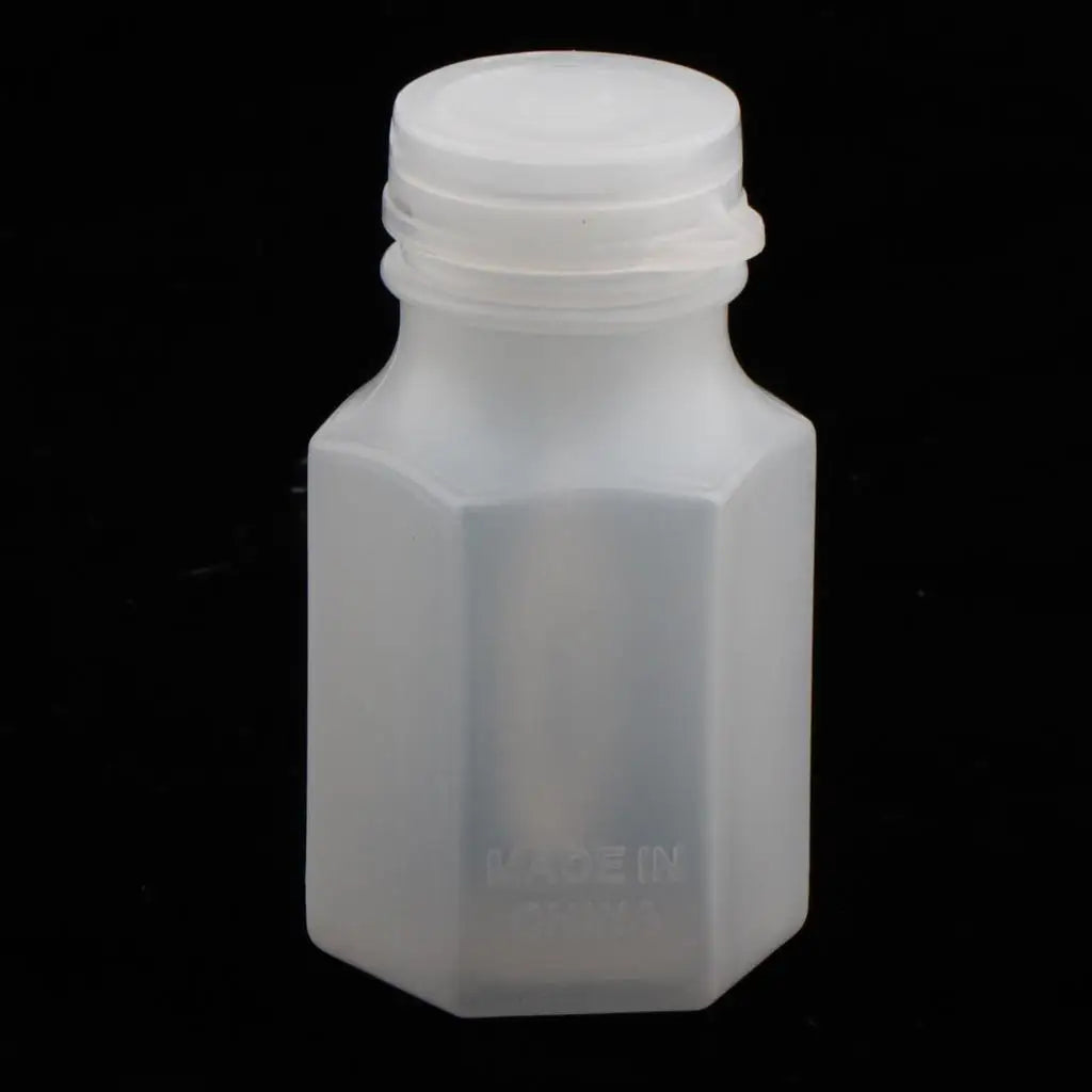 Empty Bubble Bottles Plastic Hexagon Shape Party Favor Blowing Container for Wedding and Outdoor Activities Quake Default Title