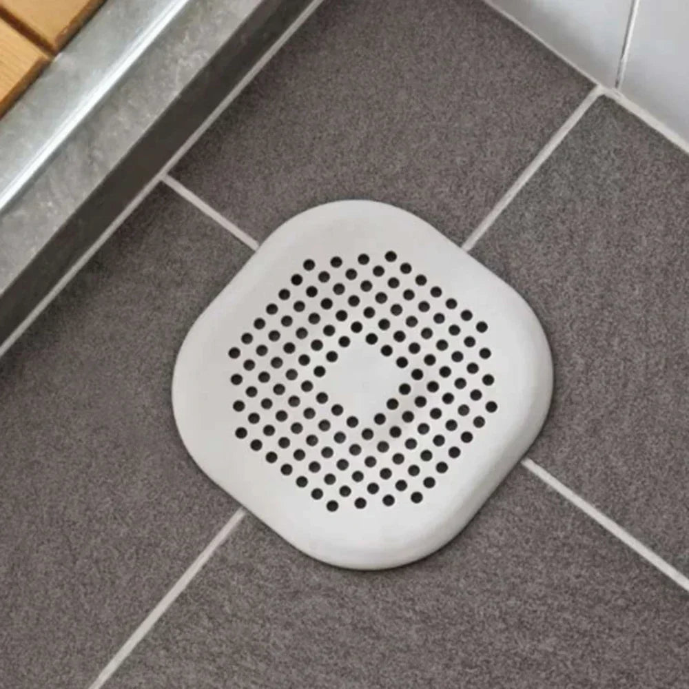 bathrooms and showers to prevent sinks from clogging the drain, kitchens drain for drains, Square silicone absorbent Quake