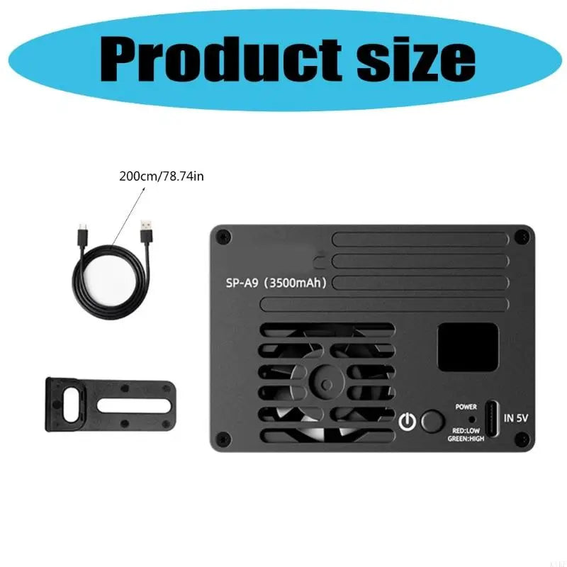 Battery Power Camera Temperature Control Fan Semiconductor Cooling Technology Compatible Major Camera Models K1KF Quake