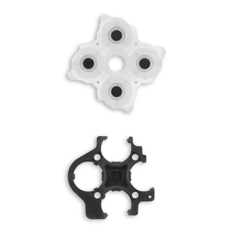 Soft Rubber Silicone Conductive Adhesive Button Pad Keypads Compatible for PS5 Game Controller Repair Replacement Parts K1KF Quake
