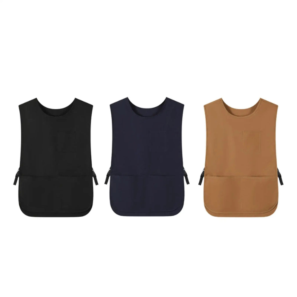 Cobbler Apron Oilproof Waterproof Apron Hairstylist Apron Sleeveless Apron for Art Working Restaurant Crafting Apron Nail Beauty Quake