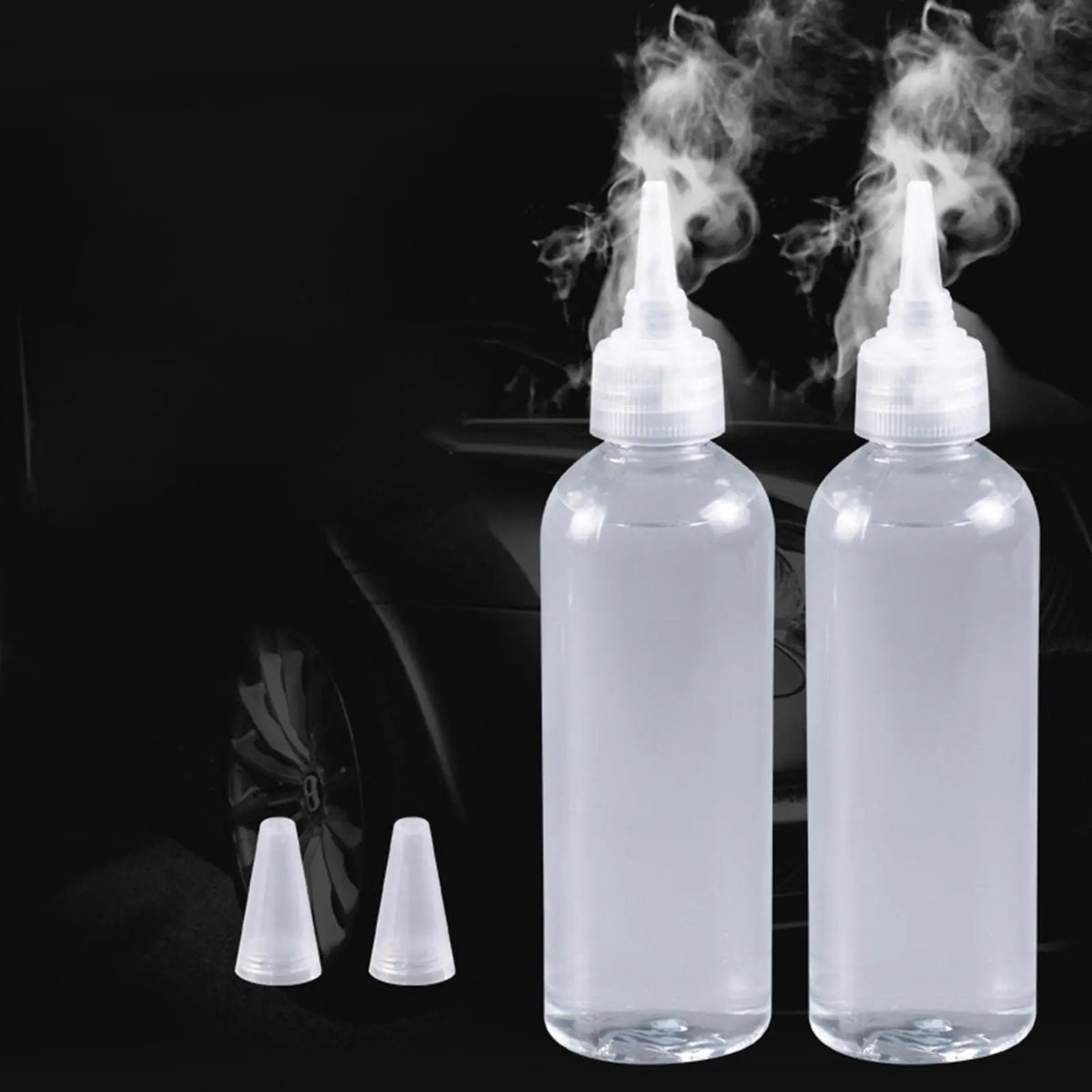 6 Bottle Smoke Fluid Solution Portable Maintenance Liquid for Automobile Automotive Smoke Machine Intake Exhaust Car Vacuum Quake