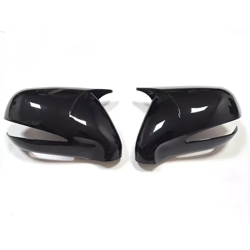 LHD For Lexus RX RX270 RX350 RX450 2009-2014 Car Sicker Rearview Side Mirror Cover Wing Cap Exterior Rear View Case Trim Carbon Quake Gloss Black