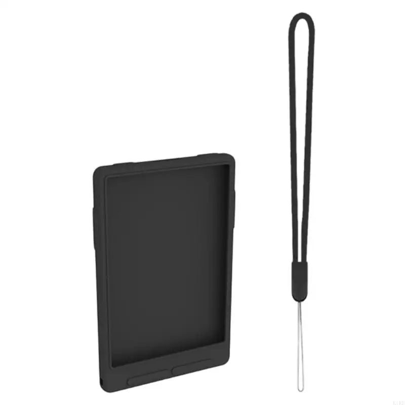 Silicone Reader Case for XTEINK Device, Handheld Cover with Open Side Access for Daily Reading and Reader Storage K1KF Quake Black CN