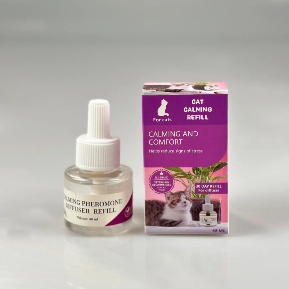 48ML Cat Pheromones Prevent Cats From Scratching And Urinating. Cat Pheromones Anti-Stress Emotional Soothing Agent For Cats. Quake