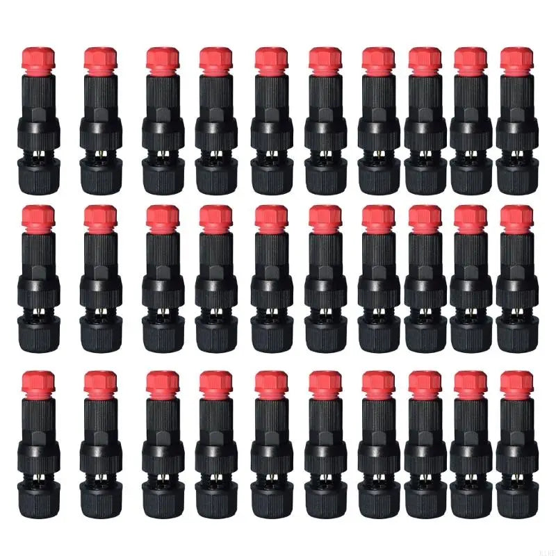 Insulation Piercing Wire Joiners, 30 Pack with Threaded Ends for 12V 24V Landscape, Garden and Lawn Lighting Systems K1KF Quake YCP 004 1 CN