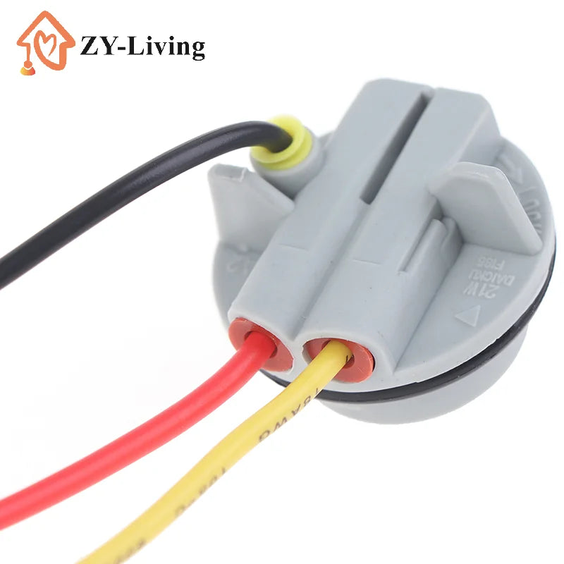 2Pcs 1156 1157 Bulb Socket BAY15D Lamp Holder P21/5W Adapter Base Connector Quake