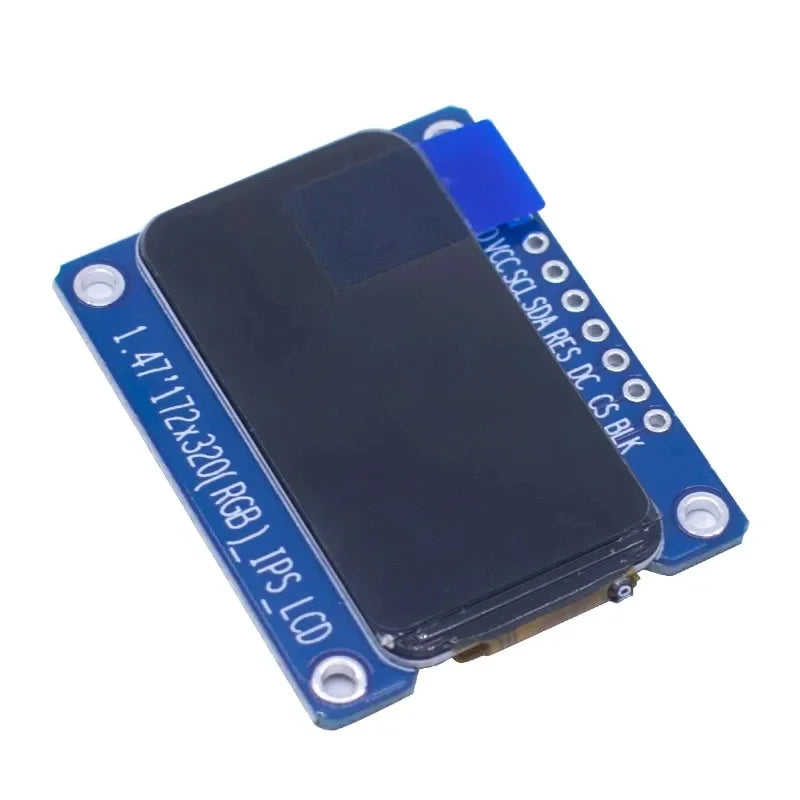1.47" 1.47 inch 172x320 SPI Full Color TFT HD IPS Screen LCD LED Display Module 172*320 ST7789 Controller 3.3V SPI Interface Quake