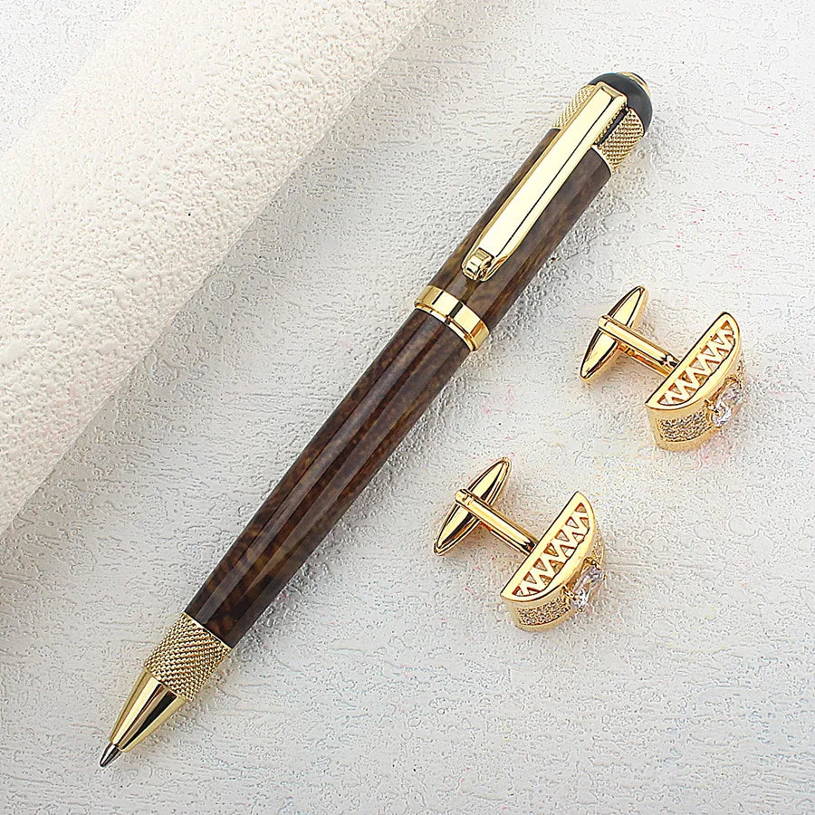 1 of Luxury Fashion Ballpoint Pen Set - Stylish Design- Strong Design Aesthetic, Perfect for Gifting in Gift Black Ink Quake