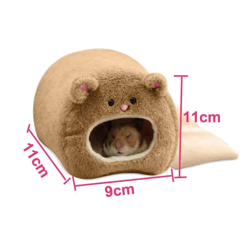 Hamster Soft Warm Bed Rat Hammock Pig Squirrel Winter Pet Toy Hamster Cage House Hanging Nest Mat House Bed Animal Mice Rat Nest Quake
