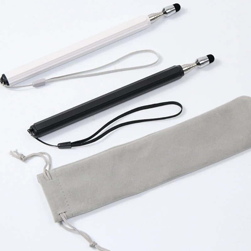Telescopic Teacher Pointer Stick Retractable Teaching Pointer with Lanyard for Presentation Teaching Lecture Office K1KF Quake