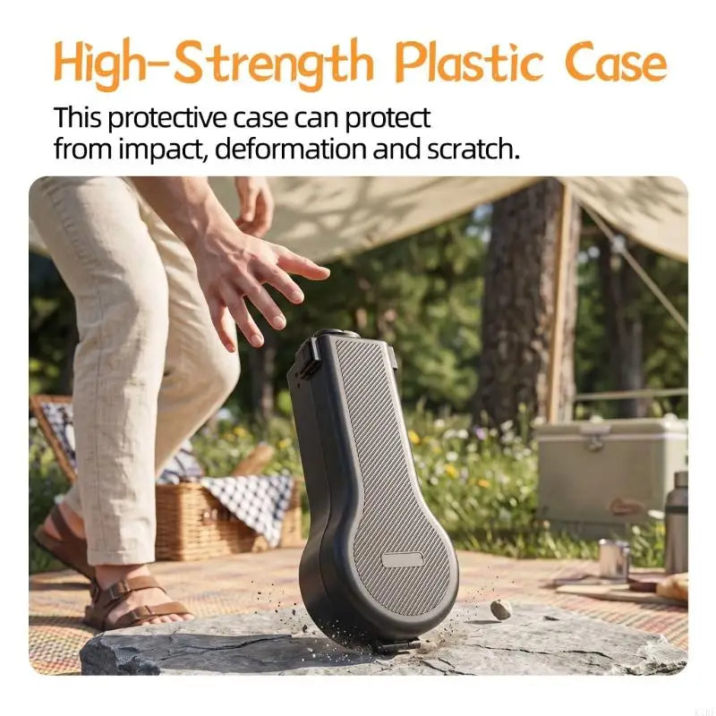 Hinged Camera Case for LunaUltra with Rigid Outer Shell, Soft Interior, Four Filter Slot and Wrist Strap K1KF Quake