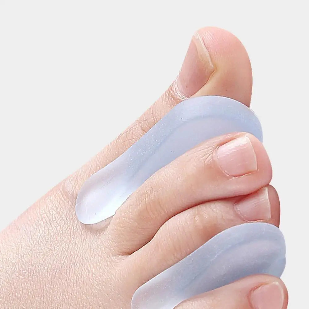 1Pair Foot Care Tool Gel Toe Separators Hallux Valgus Bunions Adjuster Corrector Silicone Thumb Orthotics Protector Straighten Quake