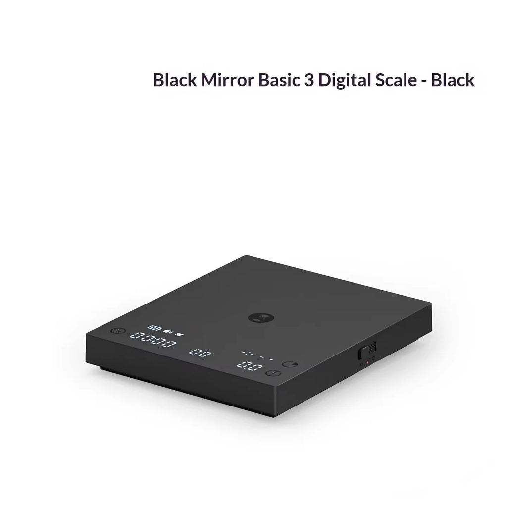 TIMEMORE Black Mirror BASIC3 Digital Coffee Scale 0.1g Accuracy Lightweight Touch Button Kitchen Scales With Weighing And Timing Quake black