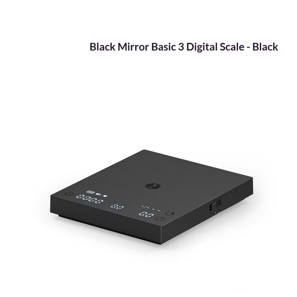 TIMEMORE Black Mirror BASIC3 Digital Coffee Scale 0.1g Accuracy Lightweight Touch Button Kitchen Scales With Weighing And Timing Quake black