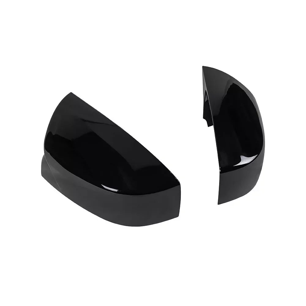 For US Subaru Outback Crosstrek WRX 2015-2017 Car Sticker Rearview Side Mirror Cover Wing Cap Exterior Door Rear View Case Trim Quake No Light Black