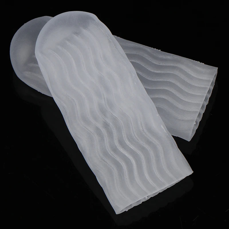 1 Pair Silicone Finger Protector Sleeve Cover Anti-cut Heat Resistant Finger Sleeves Great Cooking Kitchen Tools Quake Transparent