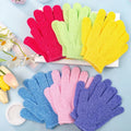 12Pcs Exfoliating Bath Gloves, Deep Scrubbing Shower Gloves Body Scrubber, Skin Spa Massage for Smooth Skin-Spa&Massage Quake MULTI