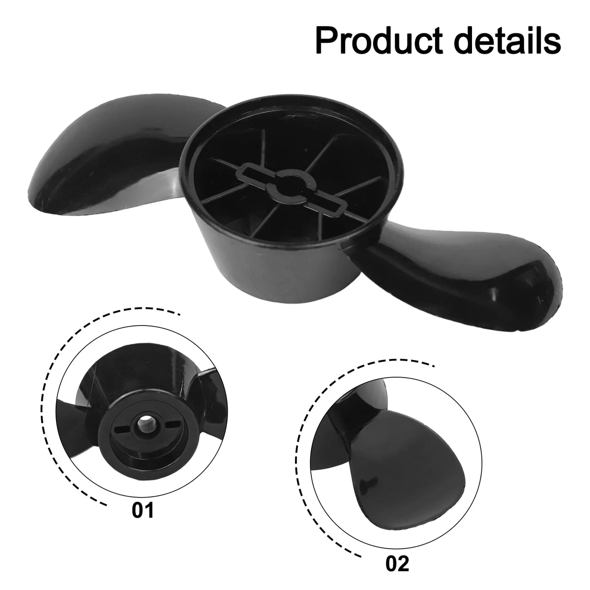 Outboard Engine Propeller Parts for Electric Trolling Motors Stable Performance and Easy Installation for Better Boating Control Quake