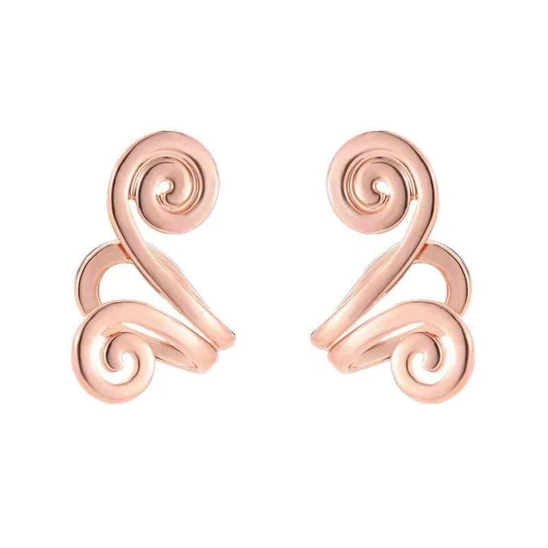 Healthcare Weight Loss Non Piercing Earrings Acupressure Slimming Earrings Slimming Healthy Stimulating Acupoints Gallstone Clip Quake Gold