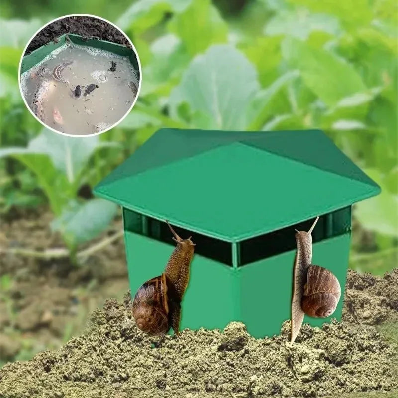 10/1PCS Garden Insect Trap House Snail Trap Catcher Pests Reject Gintrap Tools Household Farm Seedling Protector Garden Supplies Quake