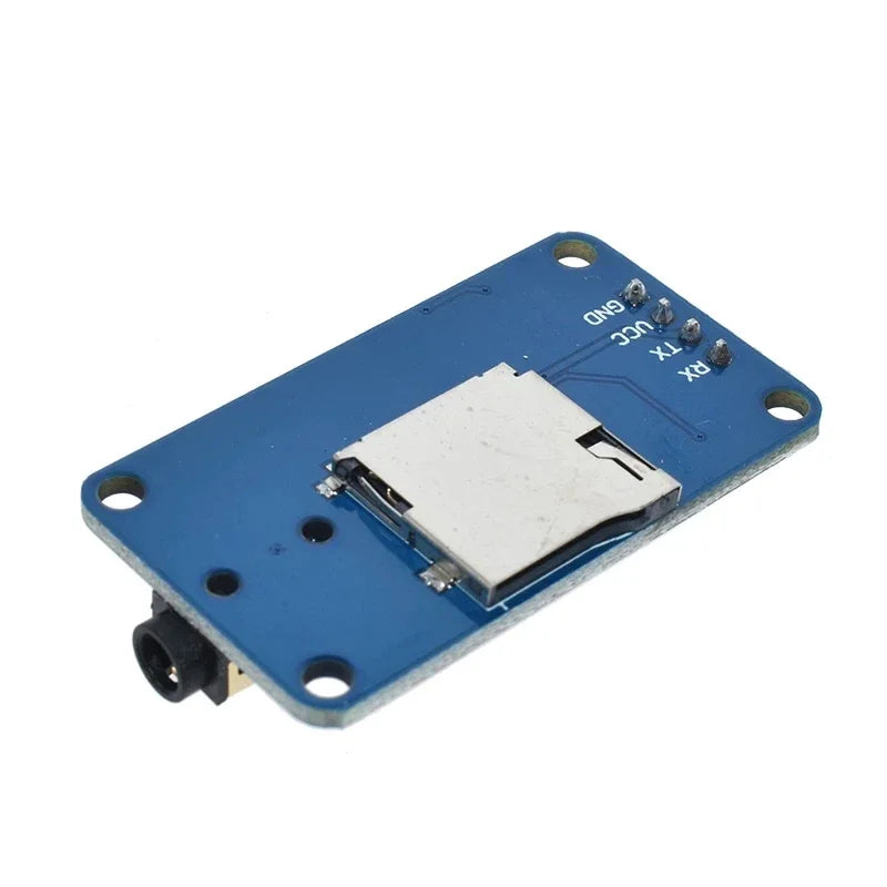 Music Player Module YX5300 UART TTL Serial Control MP3 Support MP3 / WAV Micro SD /SDHC Card For Arduino/AVR/ARM/PIC 3.2-5.2V DC Quake