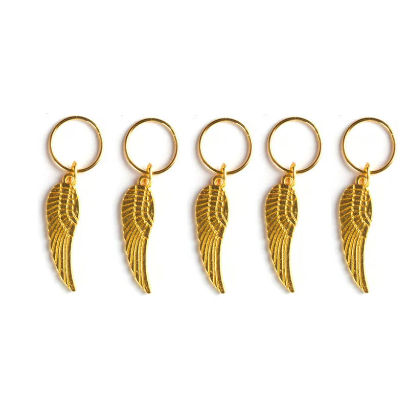 Hair Braid Rings & Pendant Beads Set – DIY Dreadlock Accessories