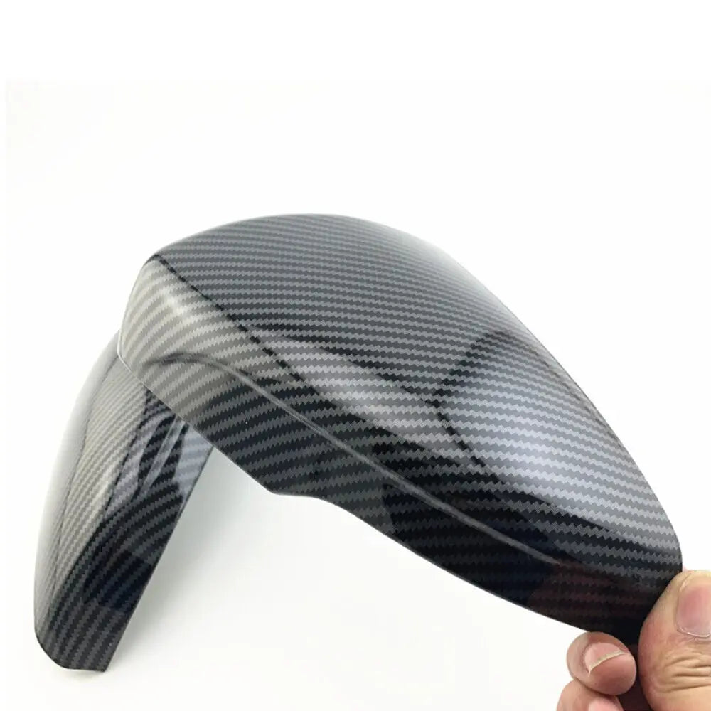 For Ford Focus MK4 2019-2023 LHD Rearview Side Mirror Cover Wing Cap Replacement Exterior Door Rear View Case Trim Carbon Fiber Quake