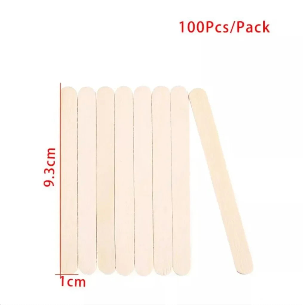 Resin Cream Stick 50/100/150Pcs Tool Epoxy Stirring Stick Popsicle Ice Handmade DIY Resin Mold Wood Ice Pop Sticks Making Tools Quake 93mm 100Pcs