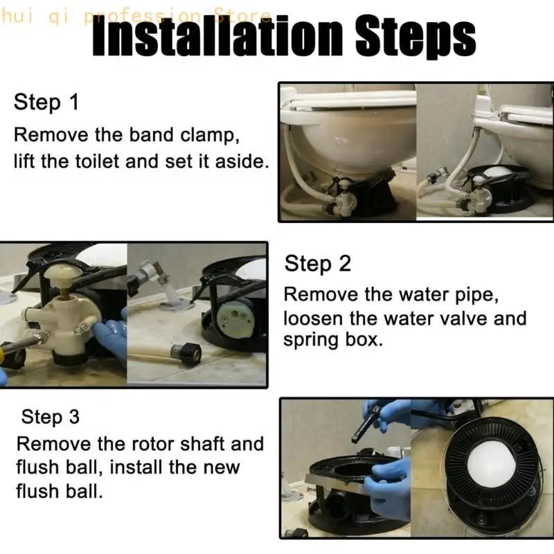 Efficient Toilet Flush Ball Set 385318162 600342537 600342766 For Improved Sanitation Longevity Ensures Optimal Hygiene H8WE Quake CN