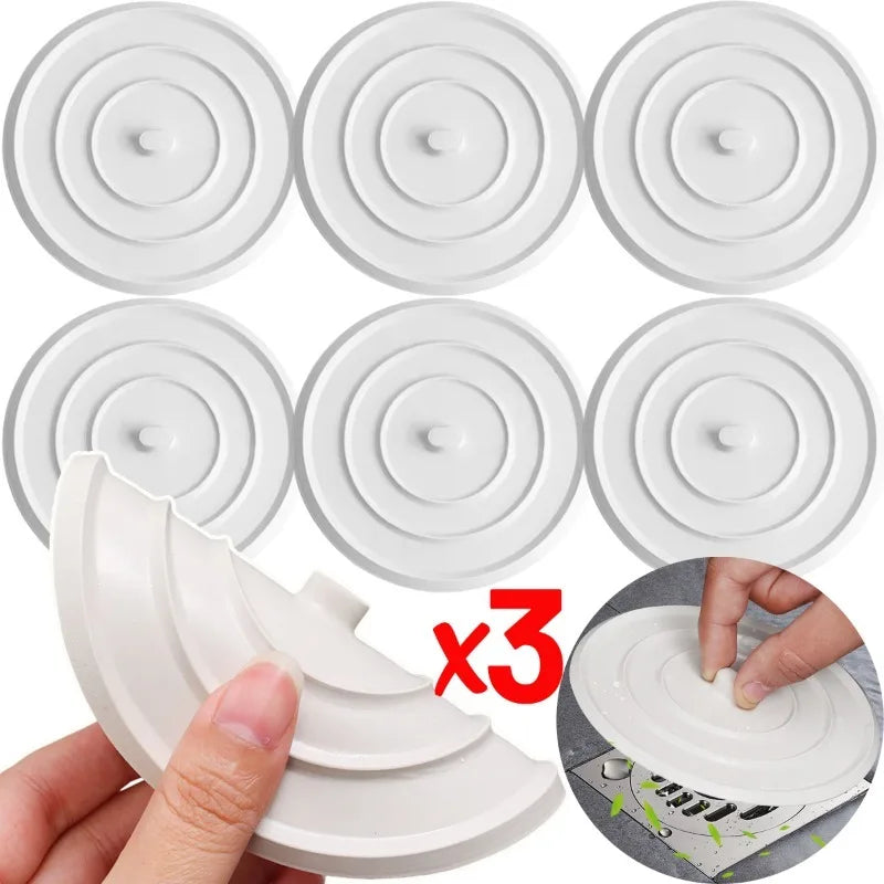 11cm Large Rubber Bathtub Stopper Leakage-proof Drain Cover Kitchen Sink Hair Stopper Tub Flat Plug Stopper Bathroom Accessories Quake