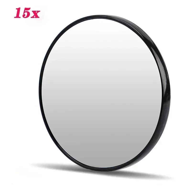 8.8CM 5X/10X/15X Magnifying Mirror Suction Cup Women Beauty Makeup Cosmetic Shower Home Magnification Glass Quake 15X