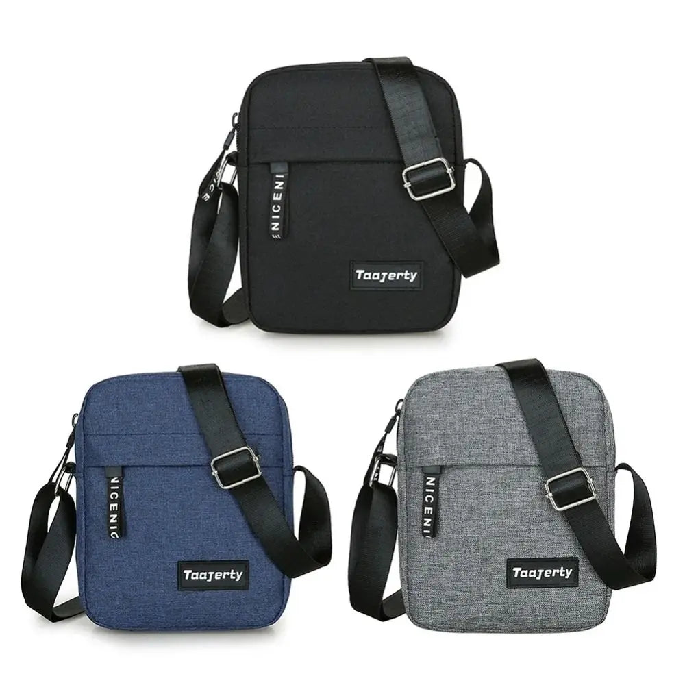 Nylon Shoulder Bag Men Solid Color Crossbody Bag Casual and Fashionable Retro Bag Business Crossbody Bags for Men Hand Bag Quake