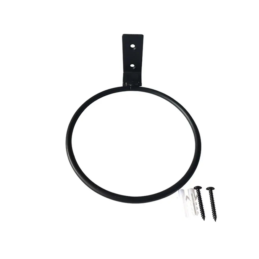 Sturdy Railing Outdoor Decor Planters Rack Flower Pot Holder Ring Planter Pot Stand Wall Mounting Quake 6 Inch