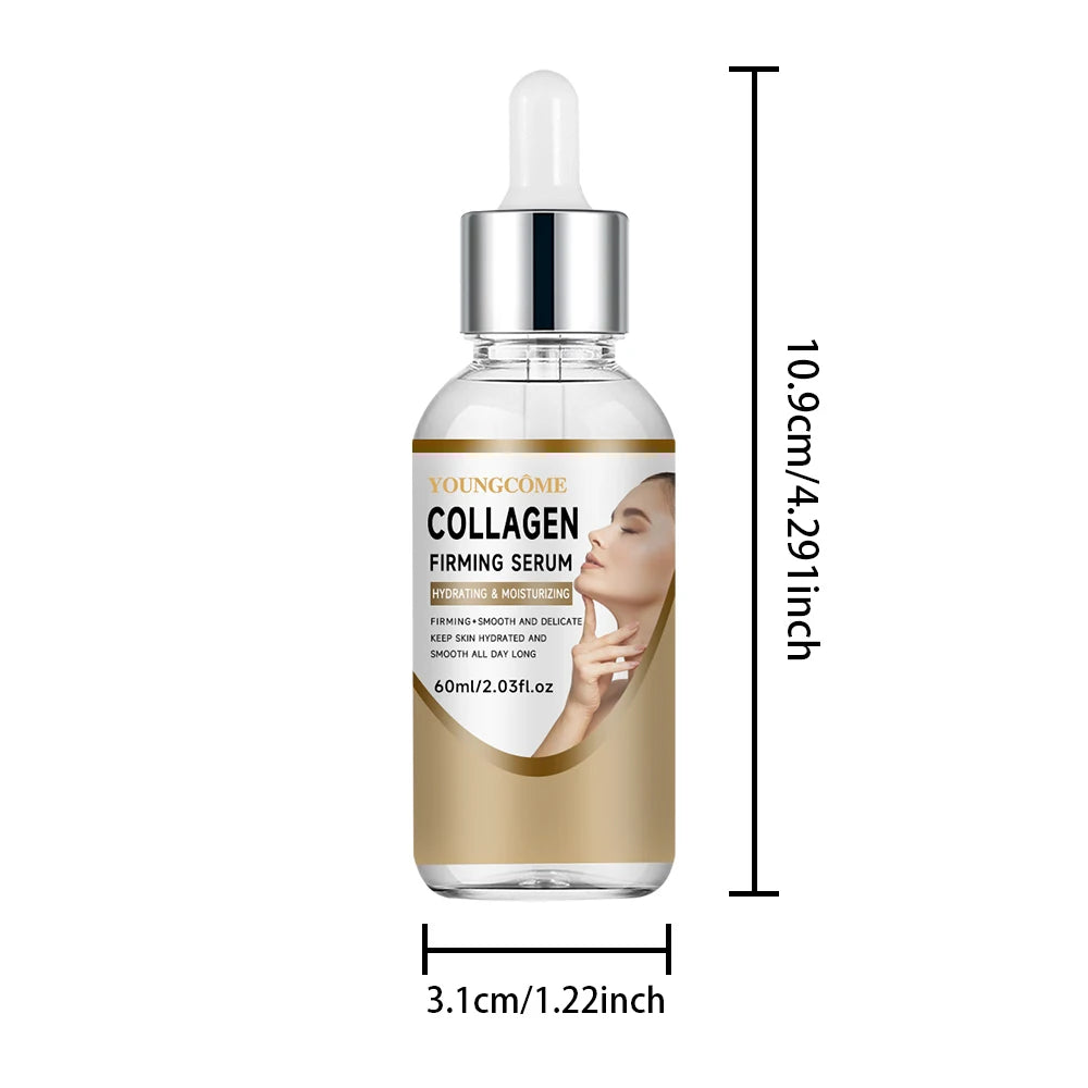 Collagen Thread Instant Lifting Wrinkle Remover Soluble Protein Threads Serum Set Absorbable Face Filler Anti-aging Skin Care Quake 60ML