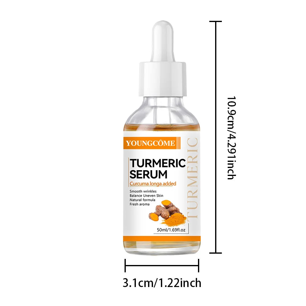 Turmeric facial essence can penetrate the epidermis , deeply nourishing providing gentle and efficient care for the skin Quake 50ml