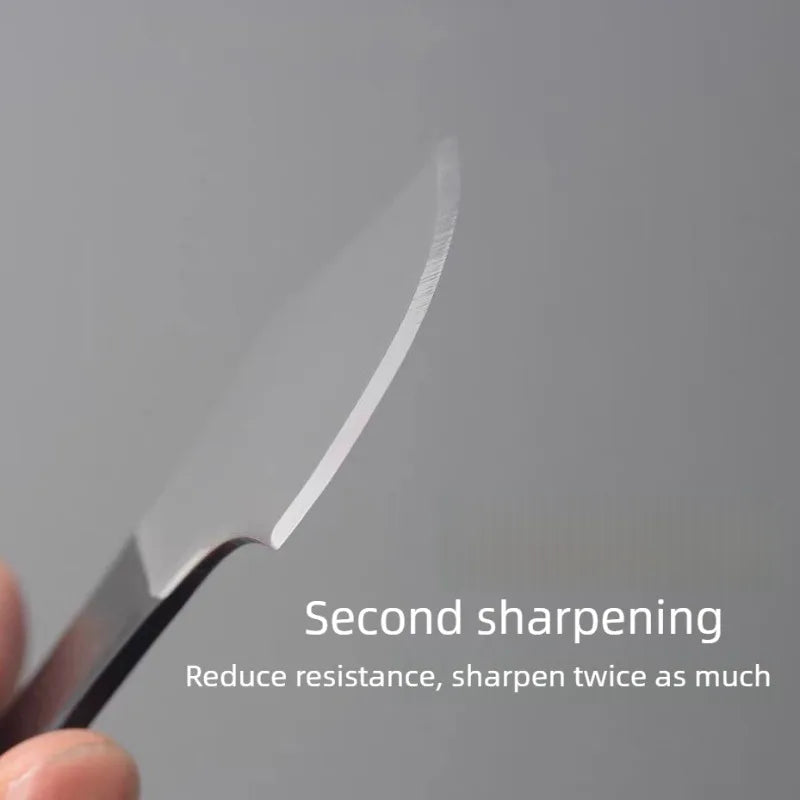 Leather Skiving Knife 150mm Wooden Handle Stainless Steel Leathercraft Tool for DIY Cutting Thinning Beveling Beginner Hobbyist Quake