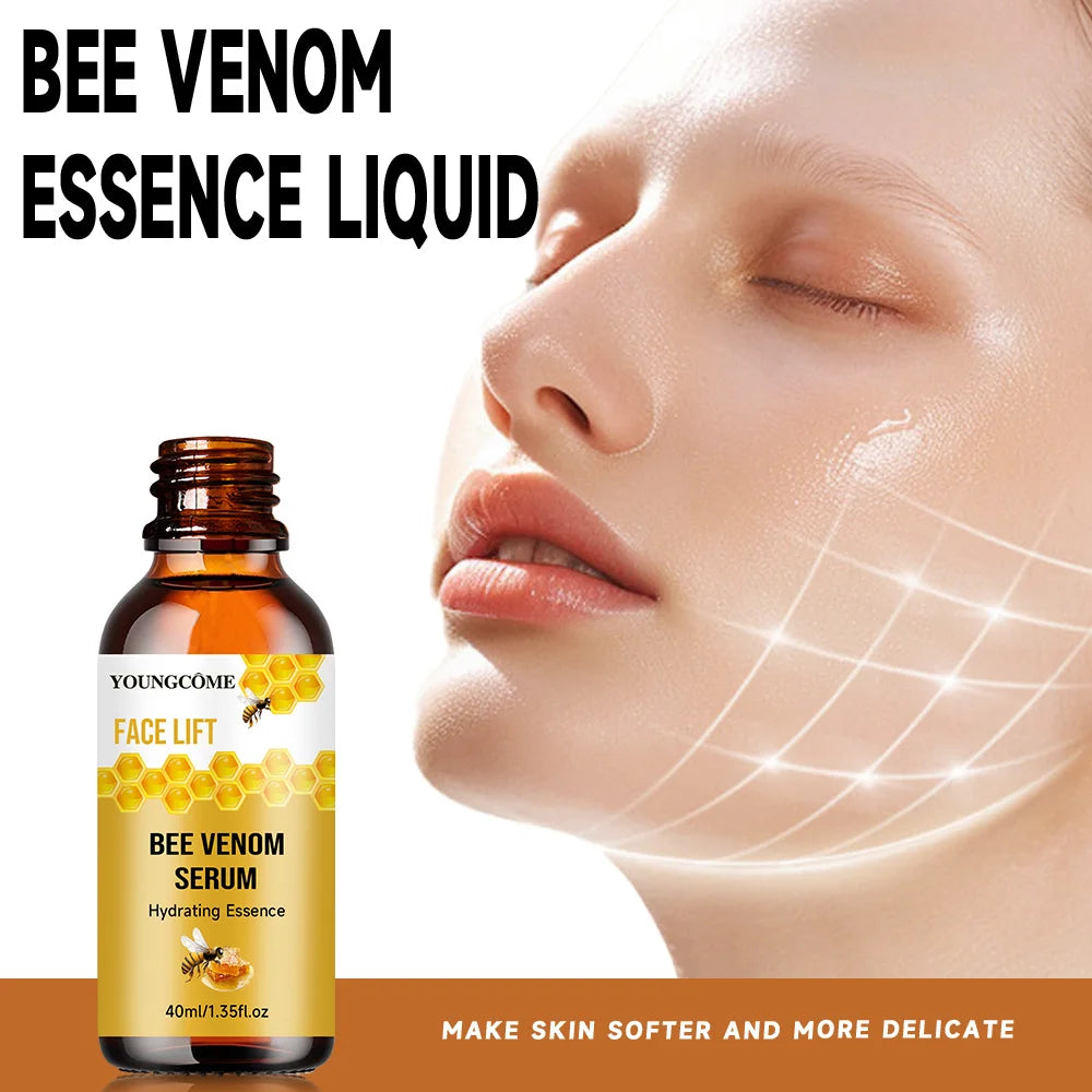 Beevenom Serum Hydrating Essence Face Serum Lift Firming Fade Fine Lines Anti-aging Essence Whitening Brighten Nourish Skin Care Quake