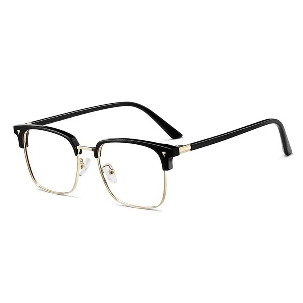 Anti-Blue Light Glasses Designers Eyeglasses Optical Spectacle Computer Eye Protection Glass Fashion Office Eyewear Quake Black gold