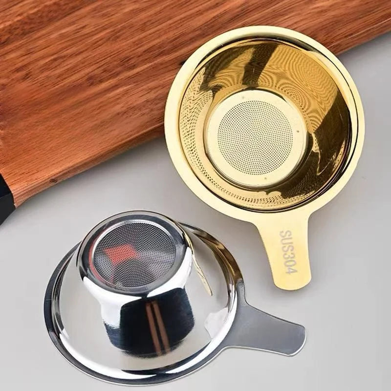 Tea drain 304 stainless steel tea filter tea filter high-end tea filter tea set accessories tea filter Quake