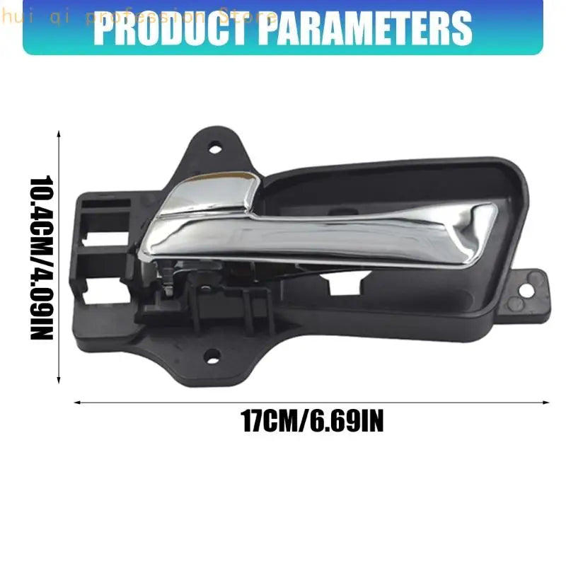 826202L010 Interior Cabin Handle Repair Part, Car Door Pull Lever in Black and Silver for Daily Access and Routine Care H8WE Quake