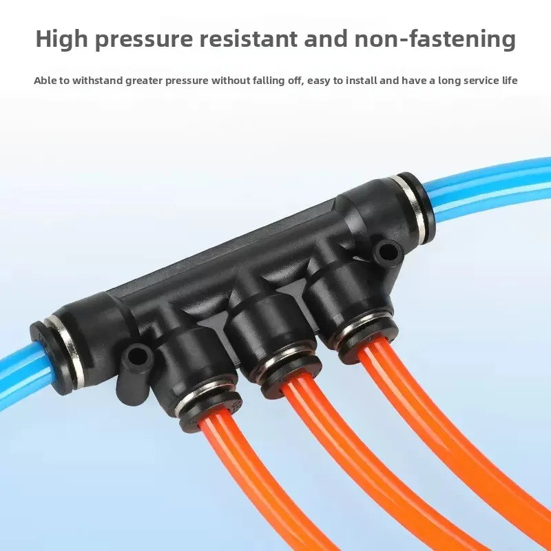 1PC PK PKG Pneumatic fittings: Pneumatic fittings, tubing quick connectors, tee PK6, 8 reducer PKG6-4,hose butt plastic fittings Quake