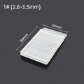 1PCS Transparent 5/10 Hole Plastic Drill Bit Storage Box Empty Tool Organizer for Woodworking Drill Quake A2