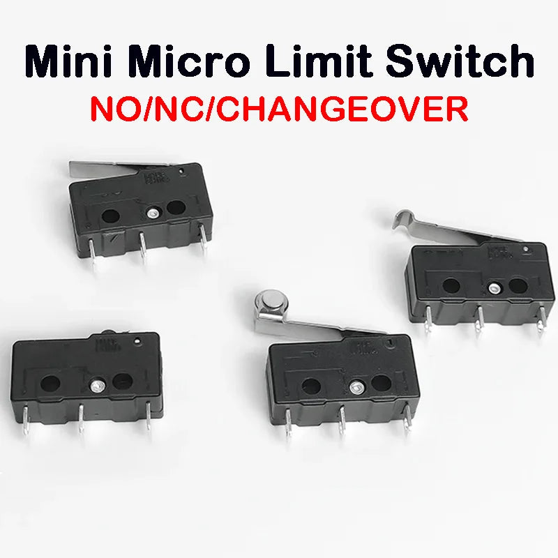 10/50/100PCS Micro Limit Switch with SPDT Snap Action Tact Switch on off Safe, Eco-Friendly for Home Appliance On/Off Control Quake