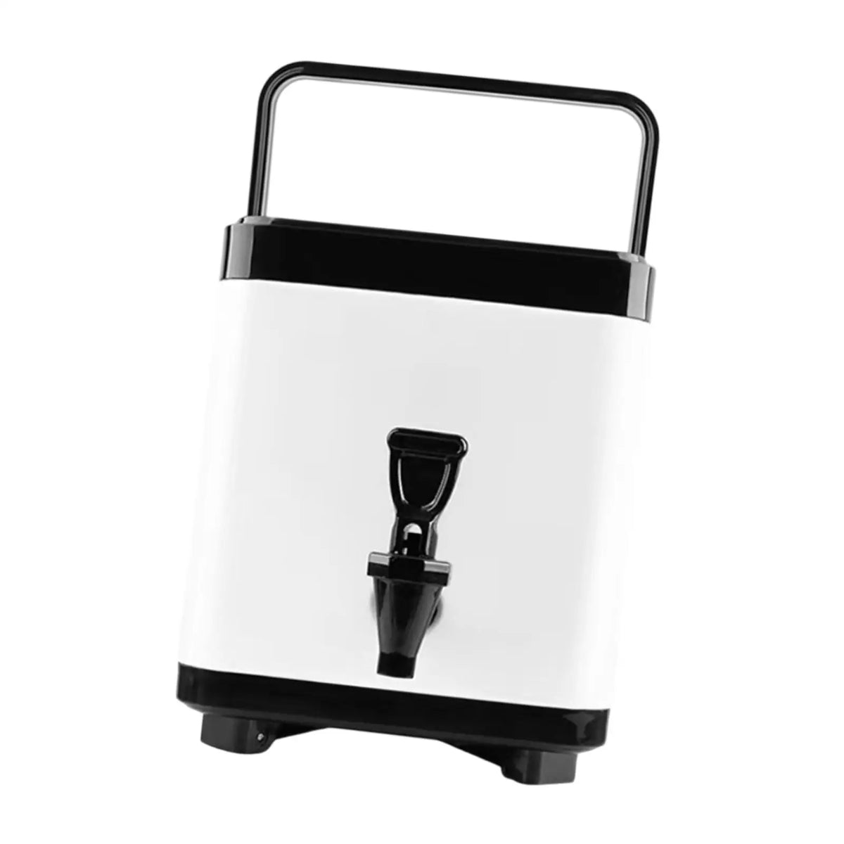 Milk Pail with Spigot Hot and Cold Beverage Dispenser Insulation Barrel Coffee Bean Juice for Soup Coffee Water Drinks Porridge Quake 8L