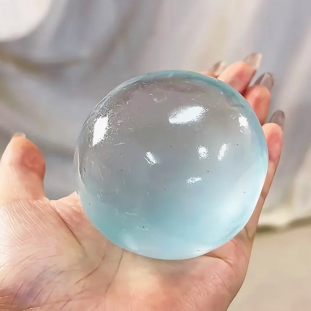 Squishy Maltose Cubes Fidget Toy Super Soft Transparent Star Squeeze Toy Ocean Sensory Anti-stress Toy for Friend Christmas Gift Quake 1pc D