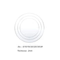 Useful Reusable Cake Disc Acrylic Layered Cake Base Plate Clear Blank Cakes Decorating Tools Cake Quake 25CM
