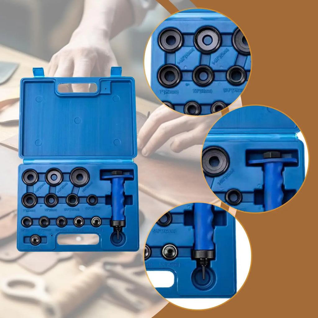 Hole Punch Set Hollow Punch Kit Multiuse Hand Tool Accessories Punches Tool Quake